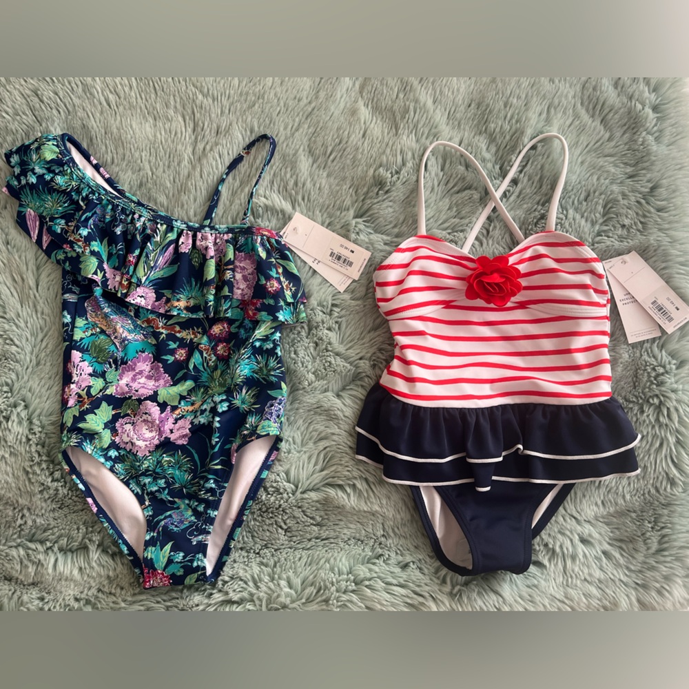 Set of 2 brand new with tags Janie and Jack swimsuits size 4